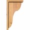 Ekena Millwork Carmel Smooth Corbel w/Backplate, Western Red Cedar, 7 1/2"W x 10"D x 18"H COR08X10X18CAR01SWR - alternate 3